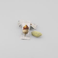 Huries Çikolata Kaplı Bademli Hurma (Beyaz) 500 gr